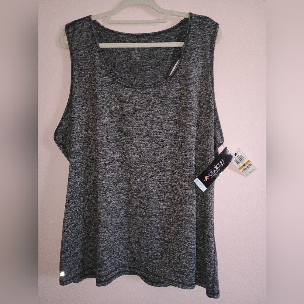 Ideology Gray Sleeveless Relaxed Tank Top